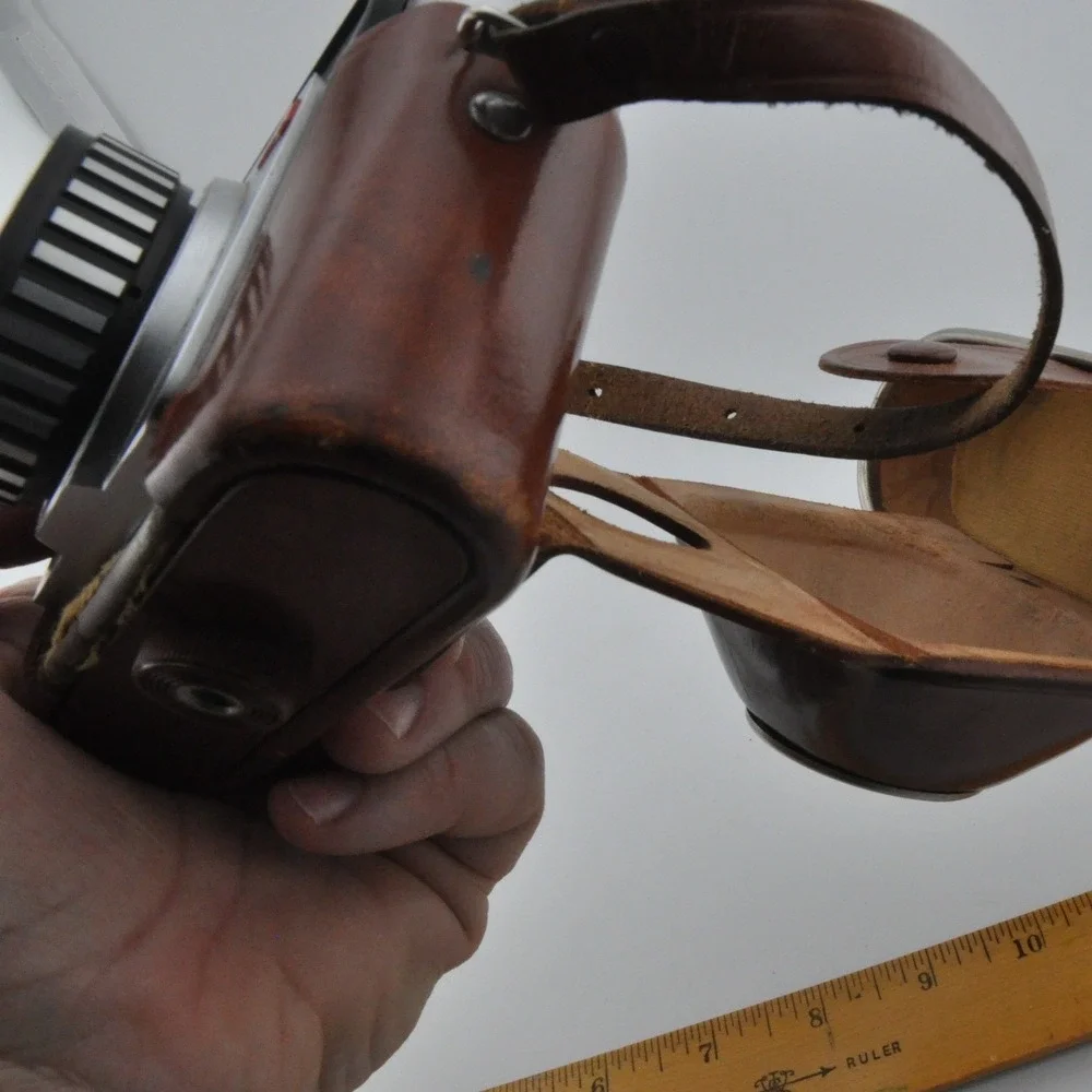Braun Paxette Panto Camera Brown Fair Vintage Katagon 40mm Lens‎ Leather Case